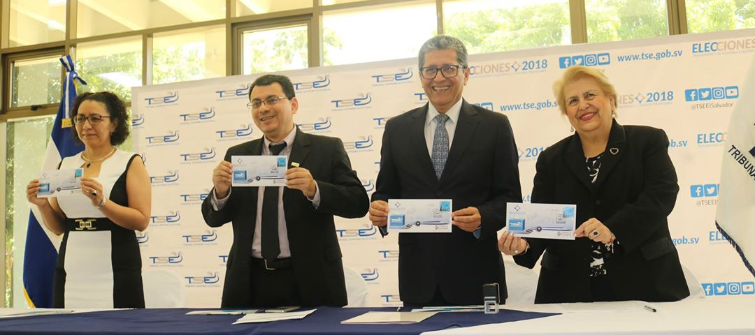 TSE y Correos de El Salvador emiten sello postal Elecciones 2018