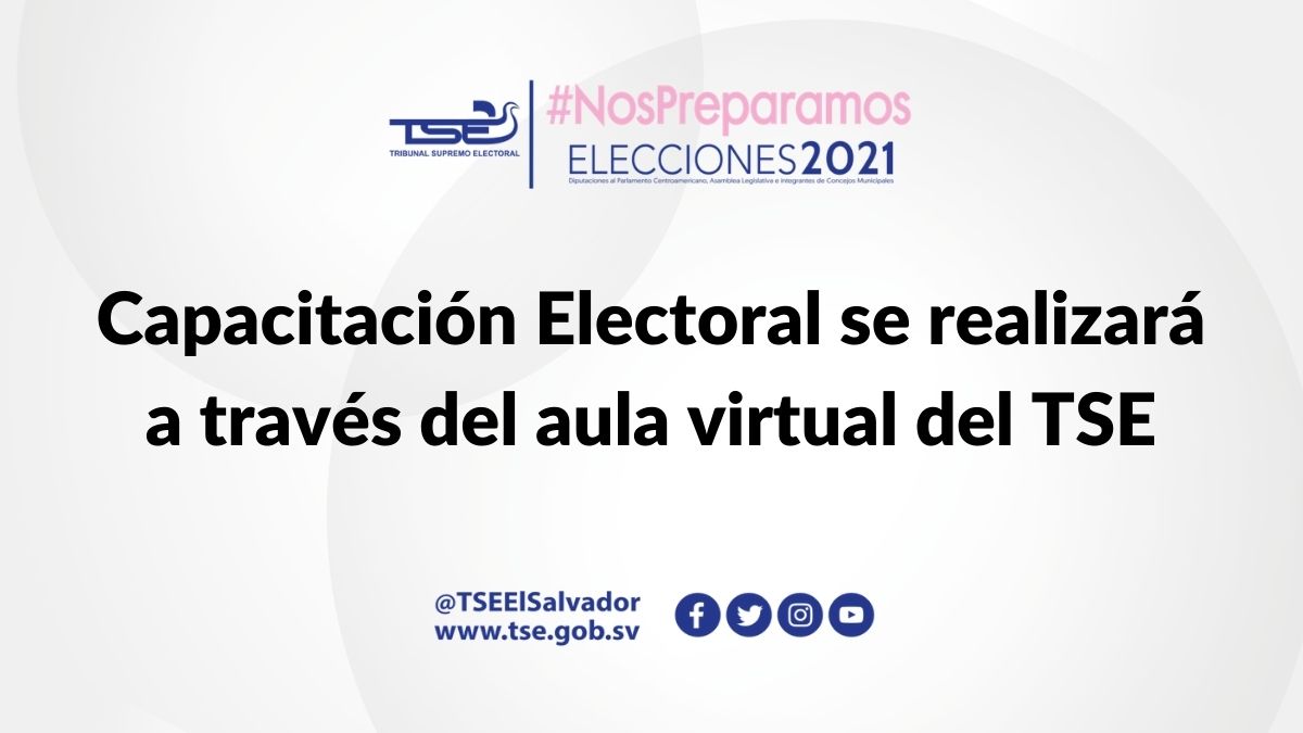 Elecciones 2021: La presidenta Dora Esmeralda Martínez de Barahona aseguró en una entrevista televisiva acompañada del magistrado Noel Antonio Orellana donde manifestó que las capacitaciones a los Organismos Electorales Temporales (OET) se realizarán a nivel nacional a través del Aula Virtual